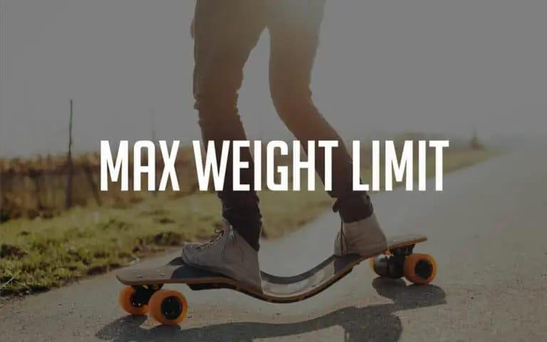 HOW MUCH WEIGHT CAN A SKATEBOARD HOLD?